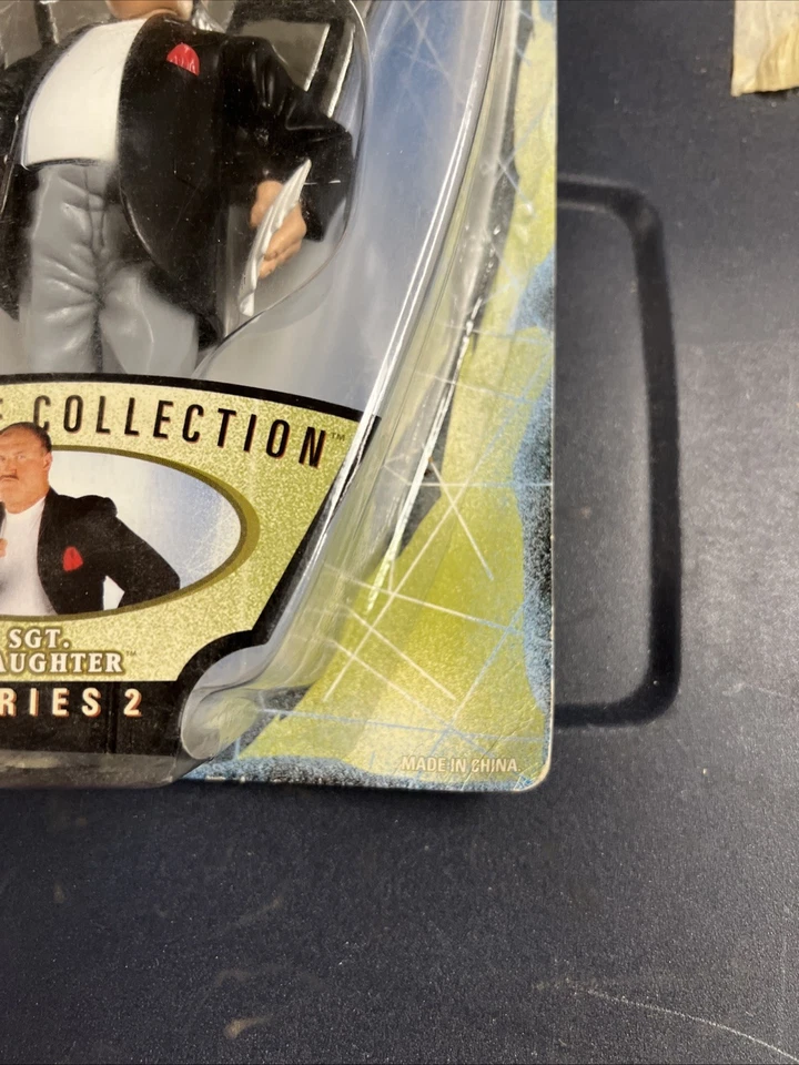 WWF SGT. Slaughter Vintage 1998 Ringside Collection Serie 2 Jakks Pacific B116 Foto 2 de 4