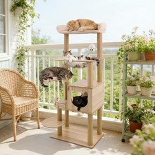 Cat Tree Multi-Level Large Cat Tree Cat Tower with Multi-Layer Platforms