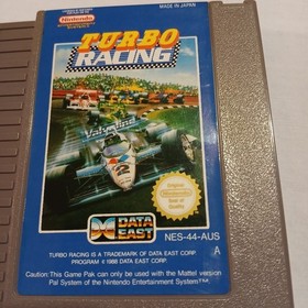 TURBO RACING W/MANUAL NES NINTENDO Game (GRADE A) LIKE NEW AUS PAL A Tested
