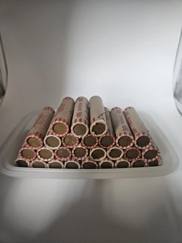 27 rolls wheat. May Contain Older, Steel Pennies, Indian Head Pennies