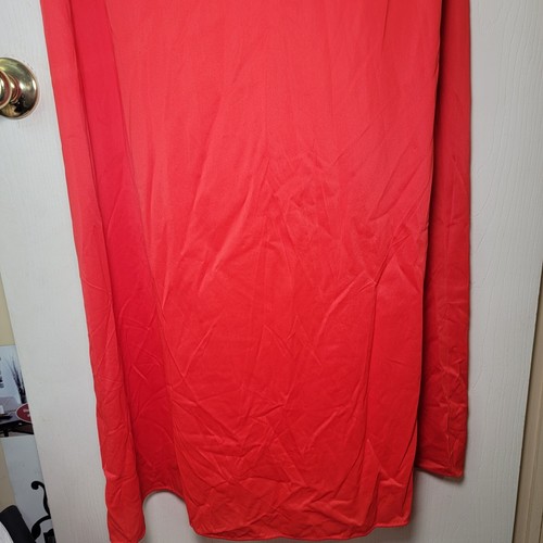 Vintage JC Penney Night Gown Robe 2 Piece Set Women's Medium 70's Red - Picture 4 of 17