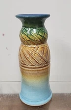 DRYDEN HOT SPRINGS POTTERY  VASE - COLORFUL