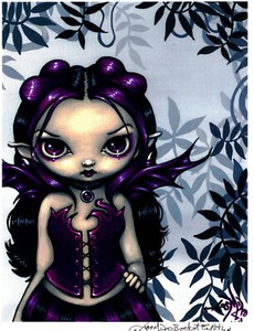 JASMINE BECKETT GRIFFITH SIGNED "GOTHLING #9" GLOSSY FAIRY PRINT
