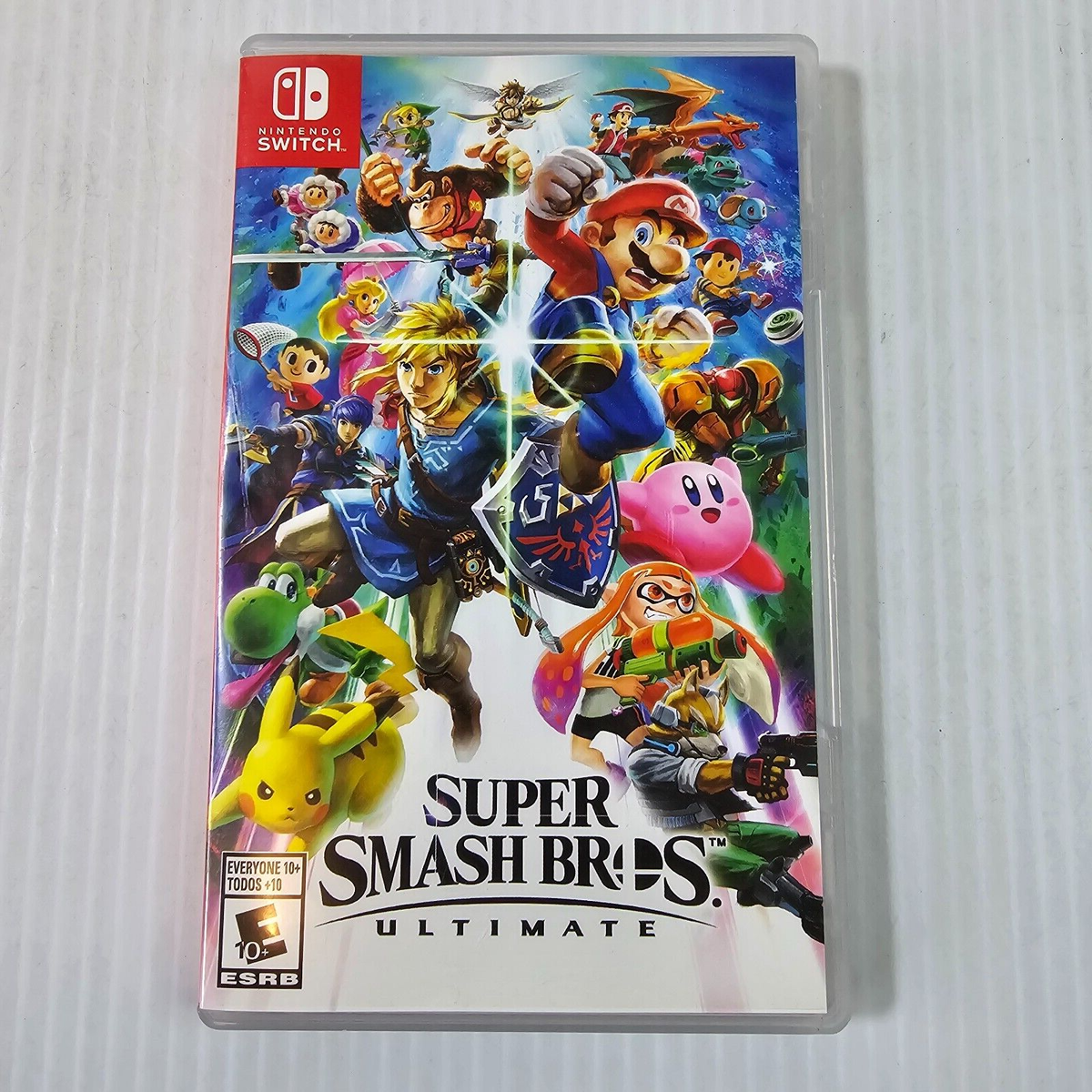 Authentic Box (CASE ONLY) Replacement Nintendo Switch Super Smash