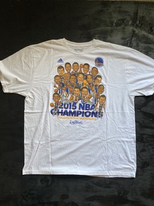 Golden-State-Warriors-Adidas-2015-NBA-Champions-Caricature-T-Shirt-2XL