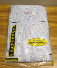 Vintage SUPERCRAFT Nightware MEN'S Tailored Pajamas New/old Stock Size C 40-44