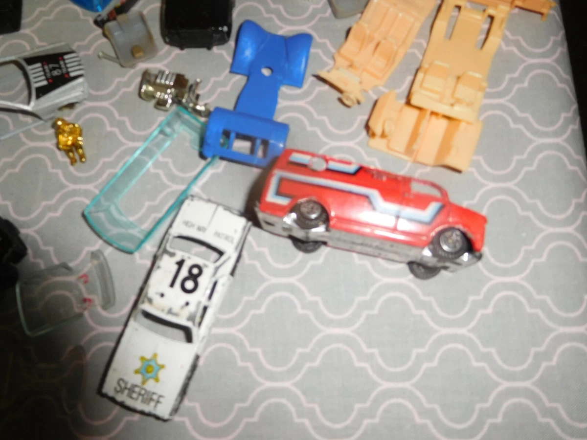 Lot Vintage Matchbox Car Parts Wheels Bumpers More