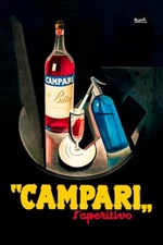 Poster poster poster advertising aperitif Cordial Campari print 40x60 cm.