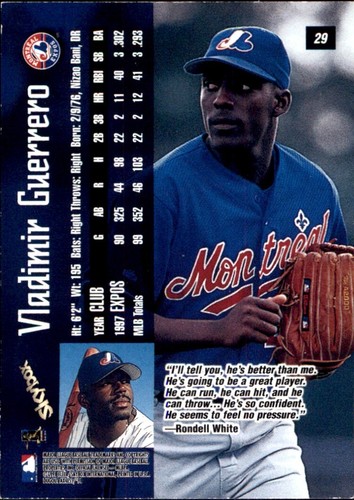 Vladimir Guerrero ⚾ Collection MLB AU CHOIX 1996 - 1999 EXPOSITIONS DE MONTRÉAL ⚾ SÉNATEUR - Photo 127 sur 203