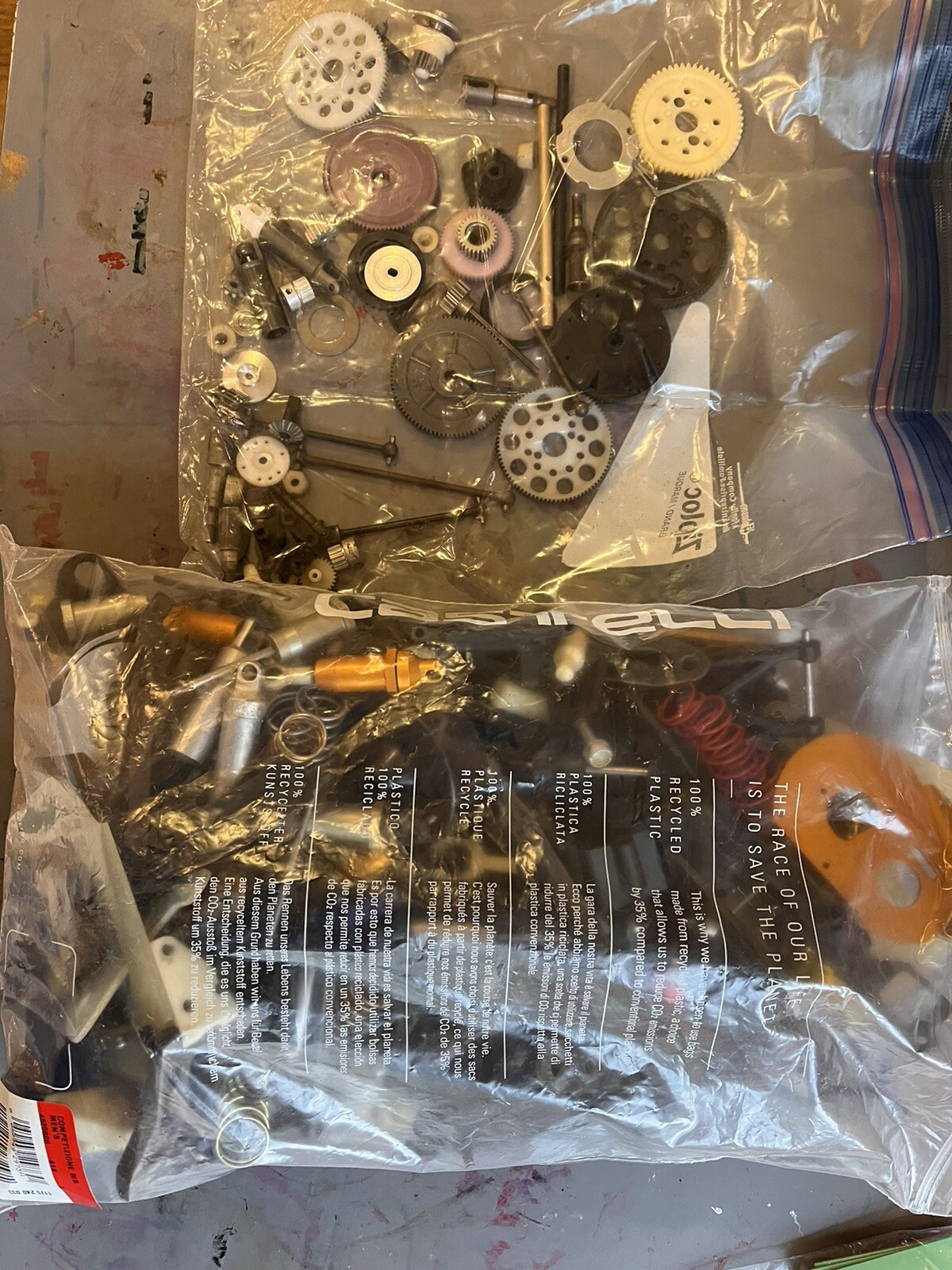 Vintage RC Car Parts. RC10 JRX2 Ultima Suspension And Drivetrain eBay