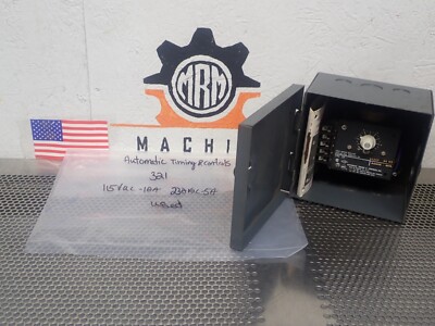 Automatic Timing Controls Type 321 115VAC 10A 230VAC 5A Time Delay Relay & Box