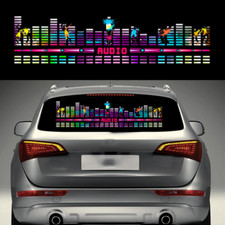 Car Audio Dancing Music Rhythm Led Flash Light Sticker Sound Activated Equalizer