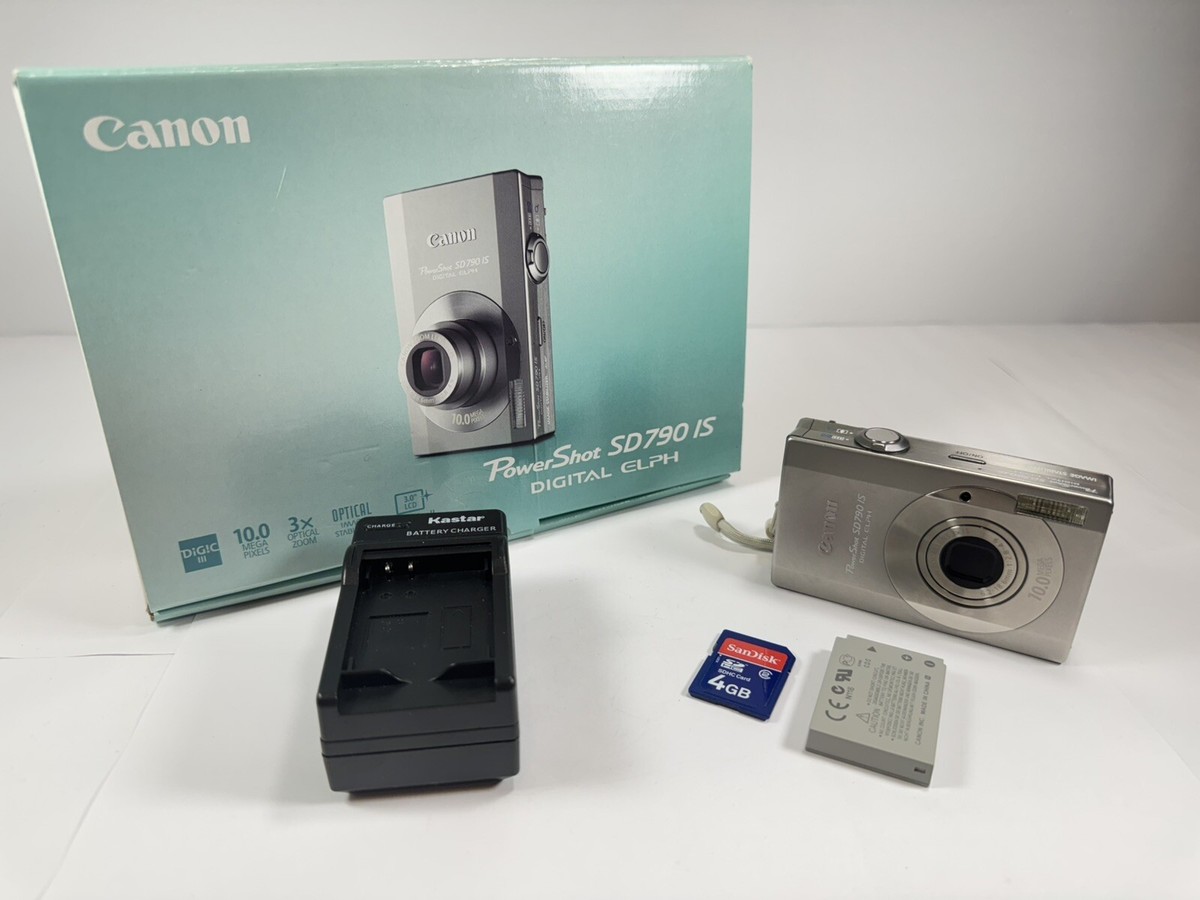 Canon PowerShot SD790 IS Digital ELPH Camera 10MP W/ Original Box