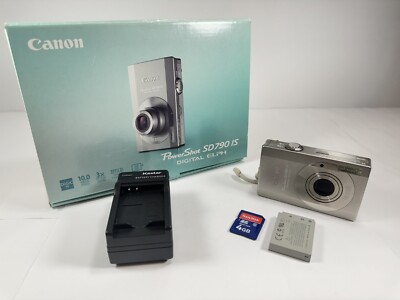 Canon PowerShot SD790 IS Digital ELPH Camera 10MP W/ Original Box