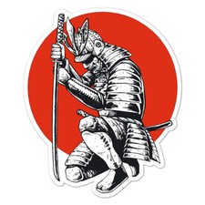 Samurai Warrior Vinyl Decal Sticker Indoor Outdoor 3 Sizes 8995
