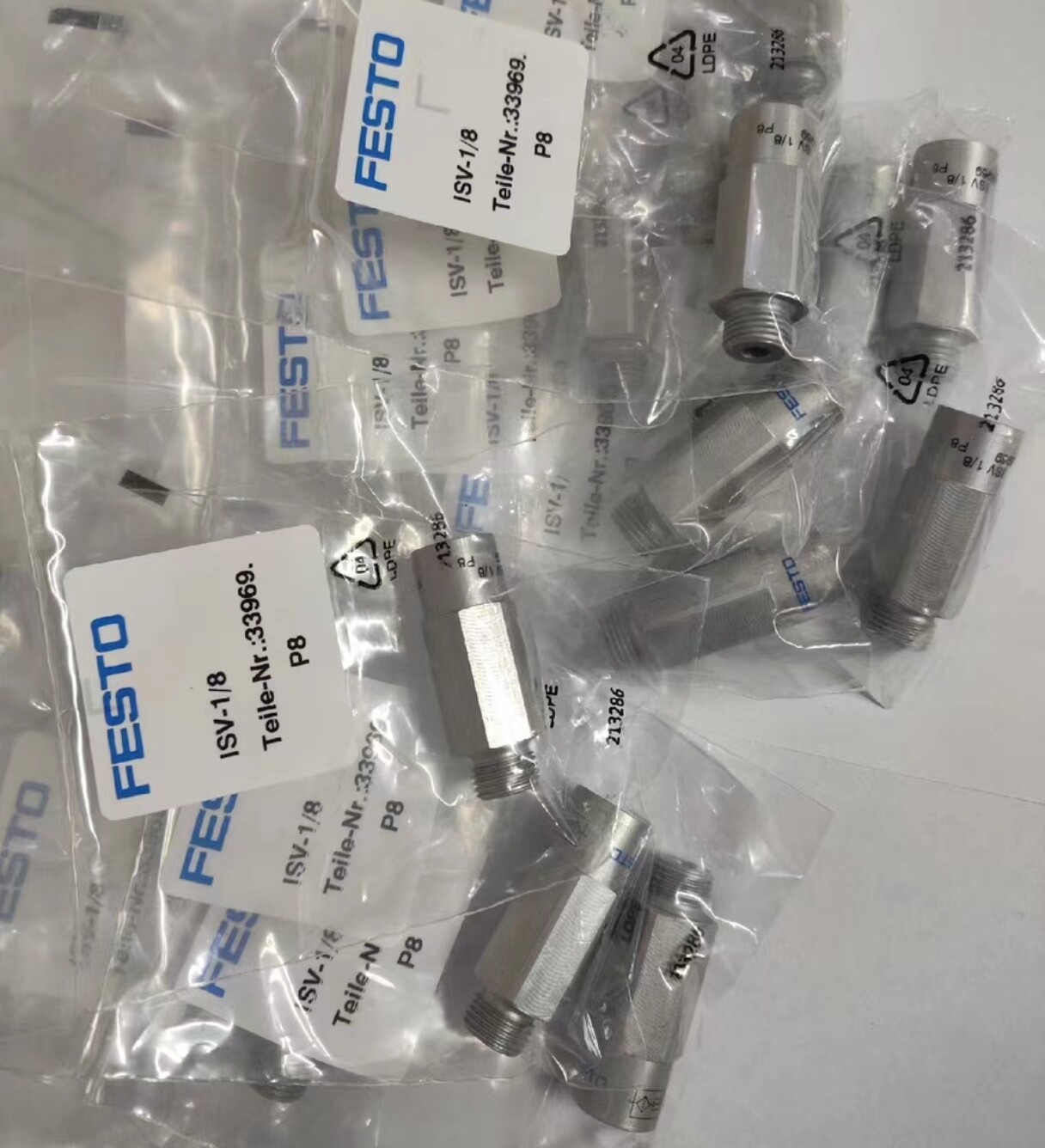 1pcs FESTO ISV-1/8 vacuum safety valve 33969