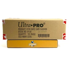 10000 Ultra Pro Standard Size Gaming/Trading Cards Soft Sleeves Case - 100 packs