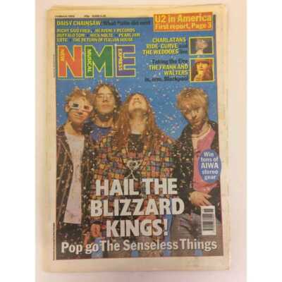 NEW MUSICAL EXPRESS NME MAGAZINE 14 MARCH 1992 npbox0050 THE SENSELESS THINGS LS