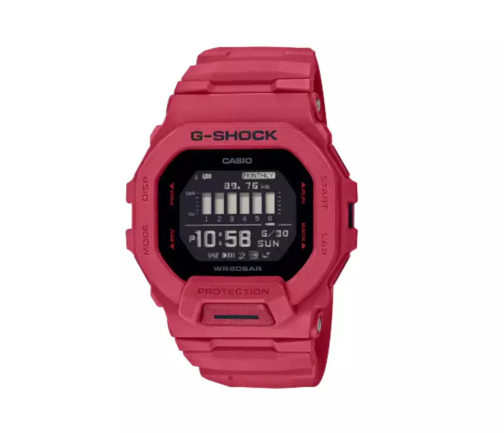G shock red mens watch on sale