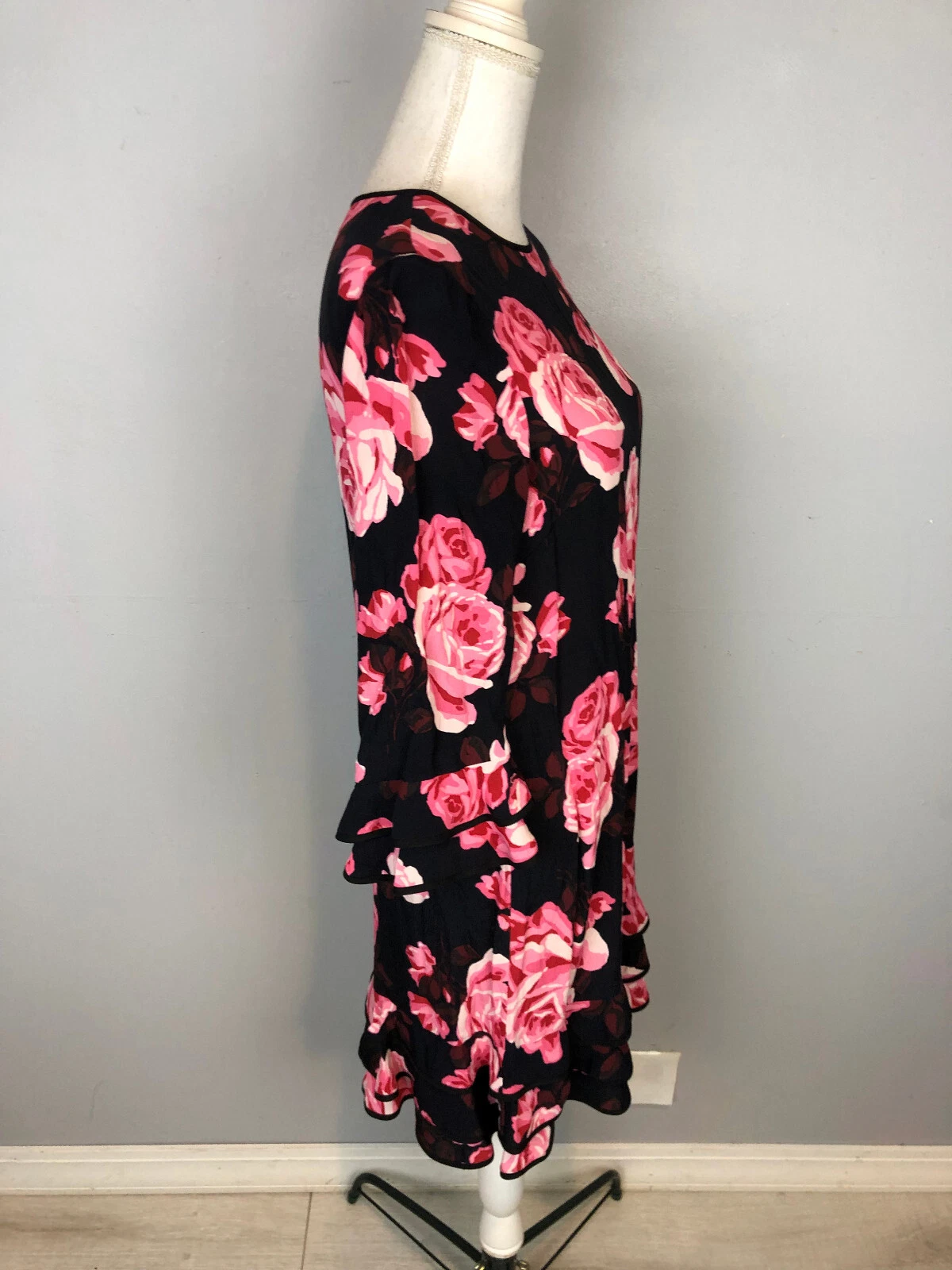 Abito da donna Kate Spade taglia S rosa arricciacapelli orlo rosa taglia S