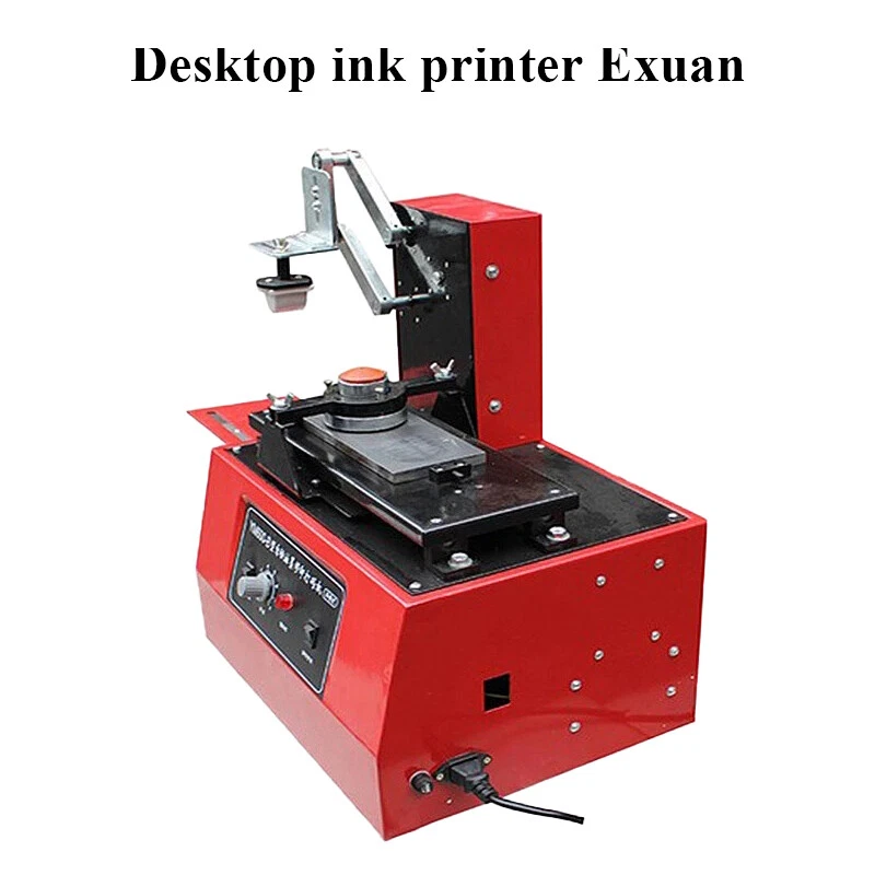 Electric Sealed Ink Cup Pad Printer Date Number Logo Printing Machine YM600 B