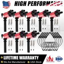 8x Ignition Coil Spark Plug and Wires for Dodge Ram 1500 2500 3500 5.7L V8 UF378