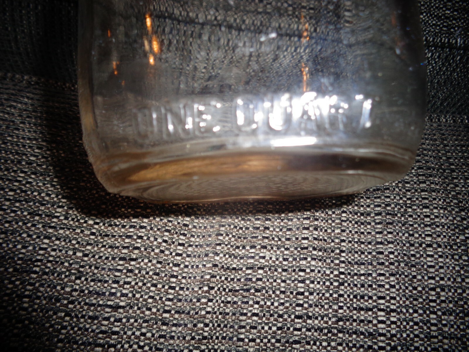 Monticello Dairy Glass Milk Bottle 1 Quart Charlottesville UVA Cow Jefferson eBay