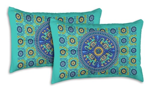 Indian Asian Bandhani Rajasthan Indian 100% Cotton Sateen Sheet Set by Indigo - Picture 2 of 8