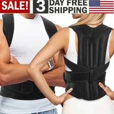 Posture Corrector for Men and Women Back Brace Straightener Shoulder Support US