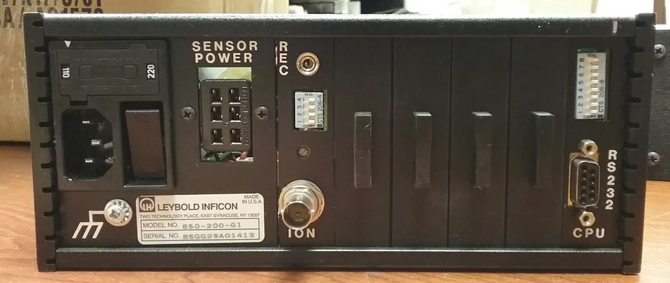 Controlador de vacío Inficon IG3 medidor 850-200-01, 85GG29AO1413 Foto 2 de 3