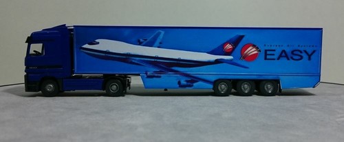 Wiking H0 538 02 40 MB Actros Sillín Maleta "Easy" NUEVO & EMBALAJE ORIGINAL - Imagen 3 de 6