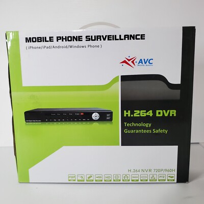 AVC Security Systems H.264 DVR Mobile Phone Surveillance Digital Video Recorder 
