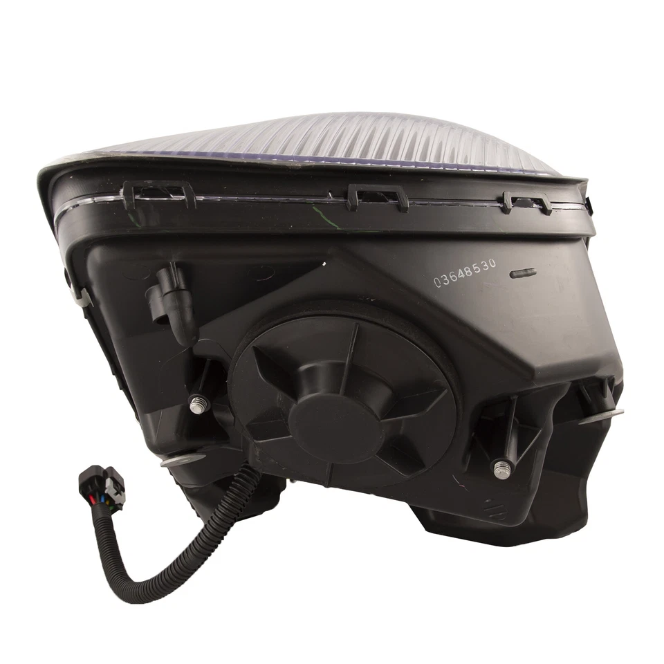 Left Right Set Pair Headlights Fits 04-15 Volvo VN Black W/Non-Protruding Lens Foto 2 de 4