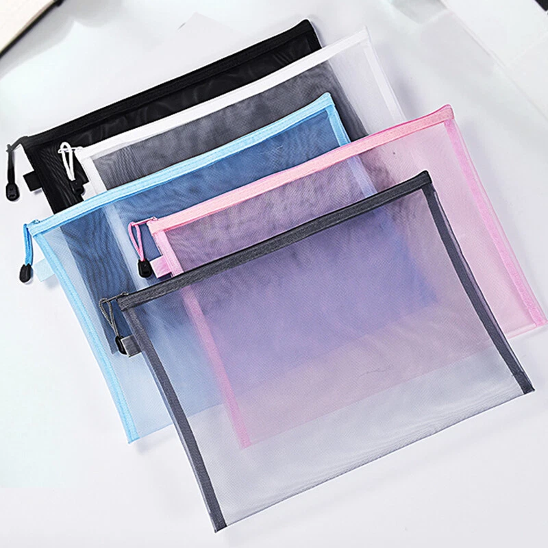 Document bag with zipper deals