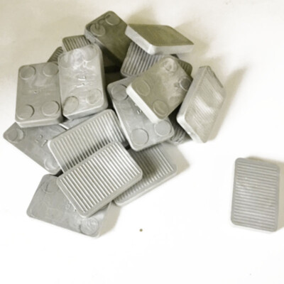 Dicken Dübel Für Glas Zimmer Farbe Grau 28X18mm Dicke 4mm 10 Stücke METRA