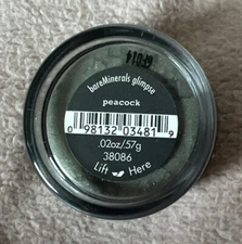 bareMinerals new~ Peacock Glimpse Eyeshadow .57g / 0.02 Loose Powder Full Size!