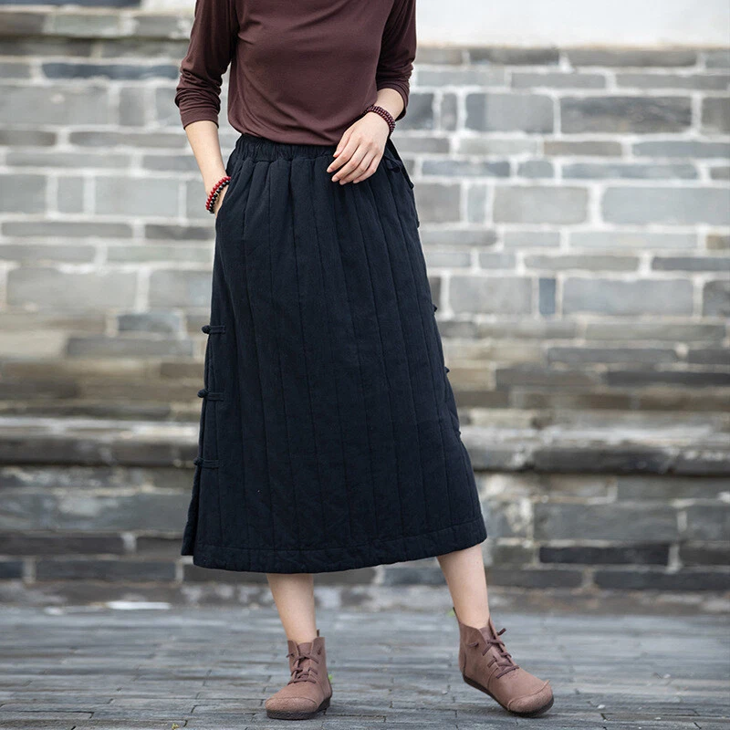 Linen skirt top in winter