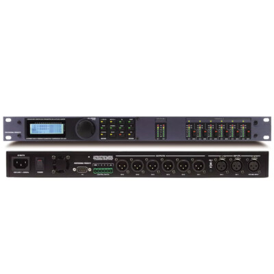 3 in 6 Out Digital Audio Processor Speaker for Stage Crossover Effect Processor