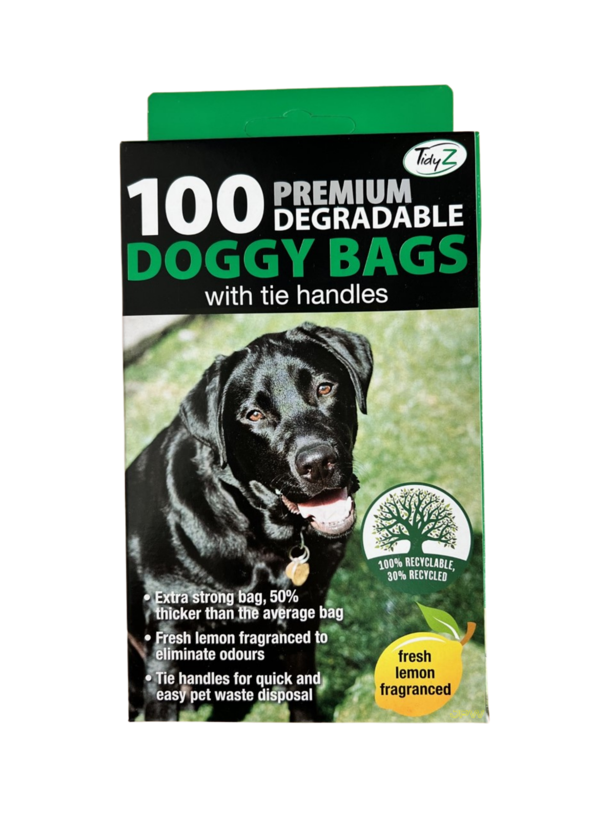 100 PREMIUM EXTRA STRONG  BLACK Doggy Poo Poop Bags FREE UK P+P