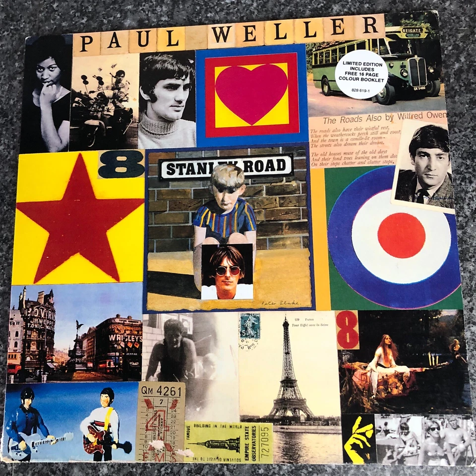 LP VINYL PAUL WELLER STANLEY ROAD LIMITED EDITION C/W BOOKLET 828 619-1 VG+/EX - Image 2 of 4
