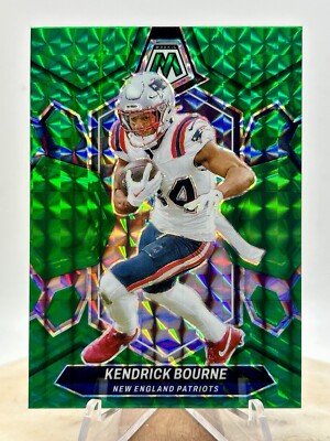 2024 Panini Mosaic Kendrick Bourne GREEN MOSAIC PRIZM #150 New England Patriots