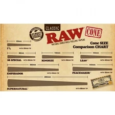 200 RAW Cones~King Size Classic Pre-Rolled!! Fast FREE Shipping 🚚💨🚚💨📦