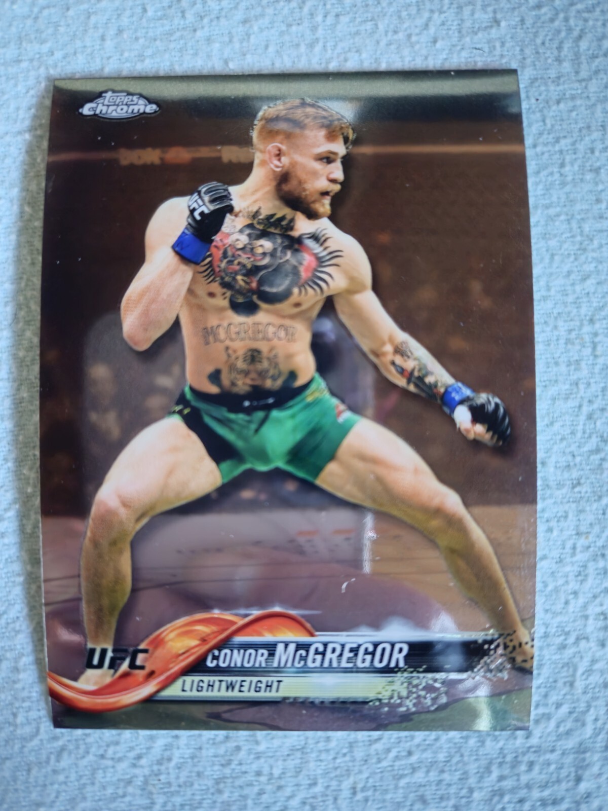 2018 Topps UFC Chrome - Conor McGregor card #100