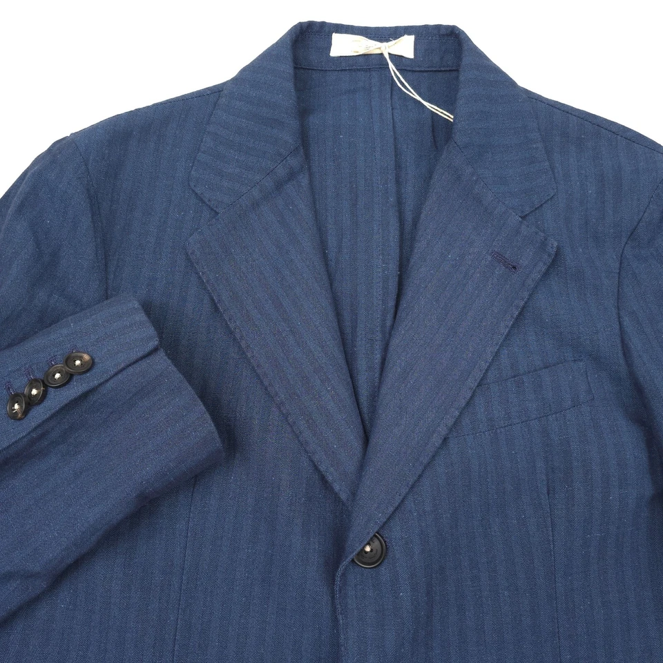 $1970 Traje Massimo Alba Sloop Azul Tonal Rayas Para Hombre Talla US 38R (Italia 48R) Foto 3 de 4