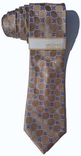 Michael Kors Woven Leather Belt Brown M Keychain Charms  display picture 3