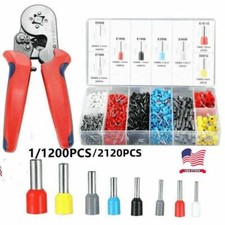 Cable Cord Pin End Bootlace Ferrule Terminal Set Wire Crimp Connectors 1200PCS