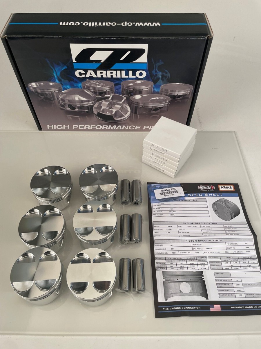 CP Pistons SC7471 CP Piston & Ring Set Bore 86mm For 1JZGTE/2JZGTE