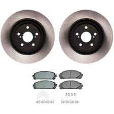 ADVICS Front Rotors Akebono ProACT Ceramic Disc Brake Pad Kit For NX200t RX350