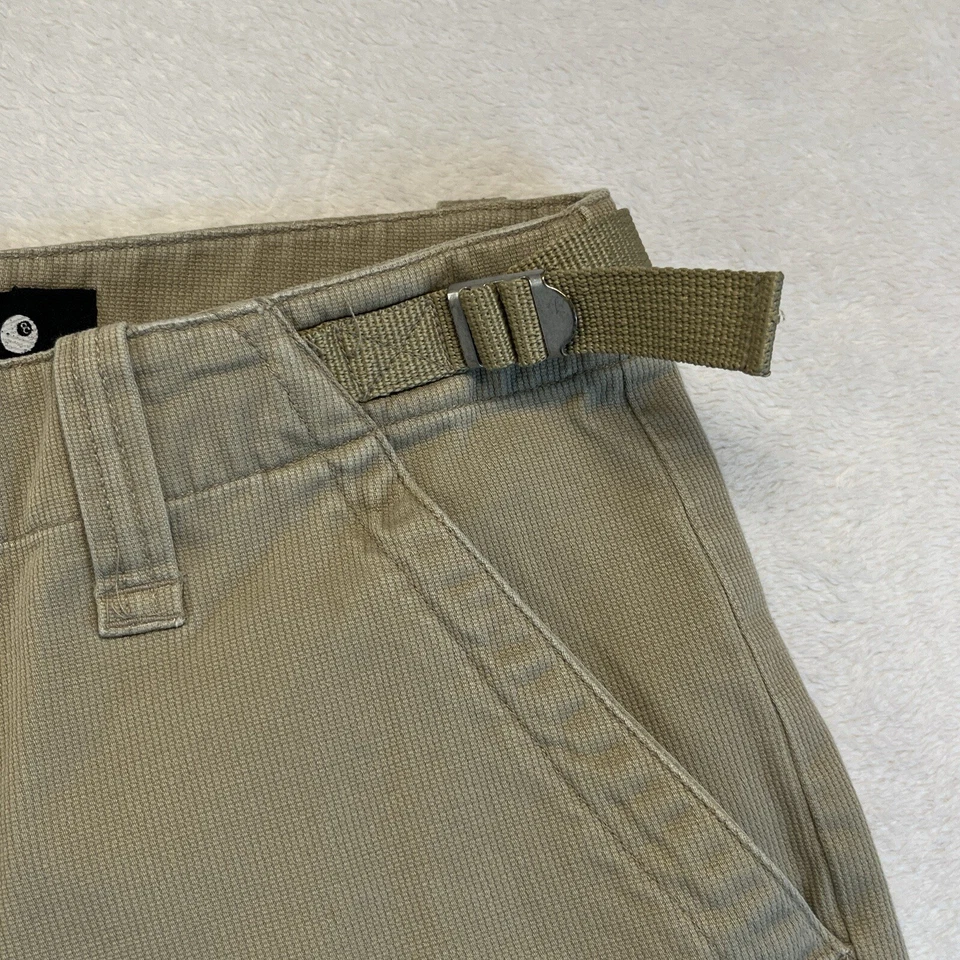 Vintage Joe Boxer Cargo Shorts Men 30 Tan Relaxed 8-Ball 12" inseam - Image 3 of 4