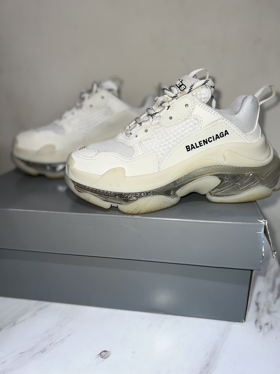 Size 35- Balenciaga Triple S Sneaker Clear Sole (Women's) | eBay